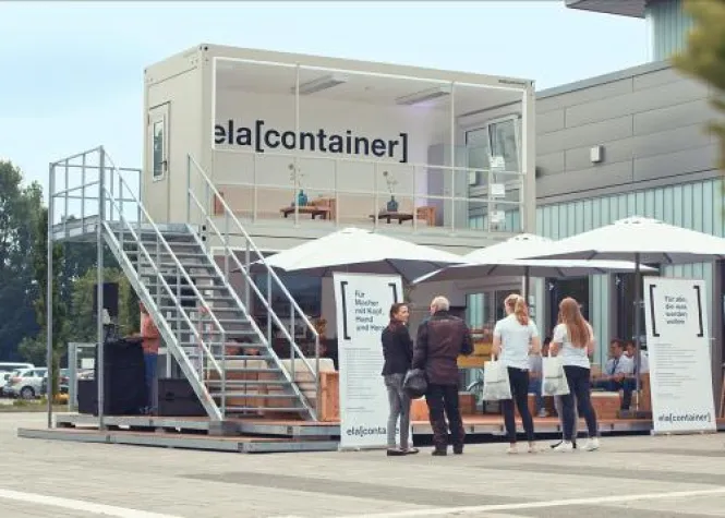 Bild: Messestände aus ELA Containern begeistern Unternehmen und Besucher