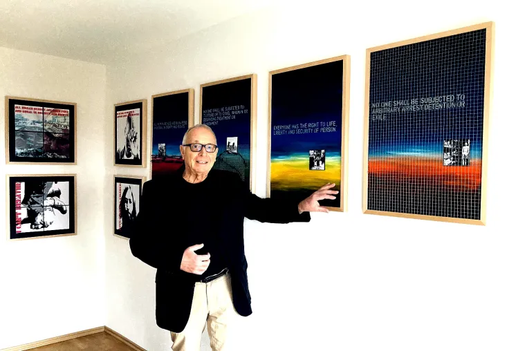 Bild: HOPE – Menschenrecht und Hoffnung - Ausstellung des Künstlers Theo Hues in Bad Nauheim