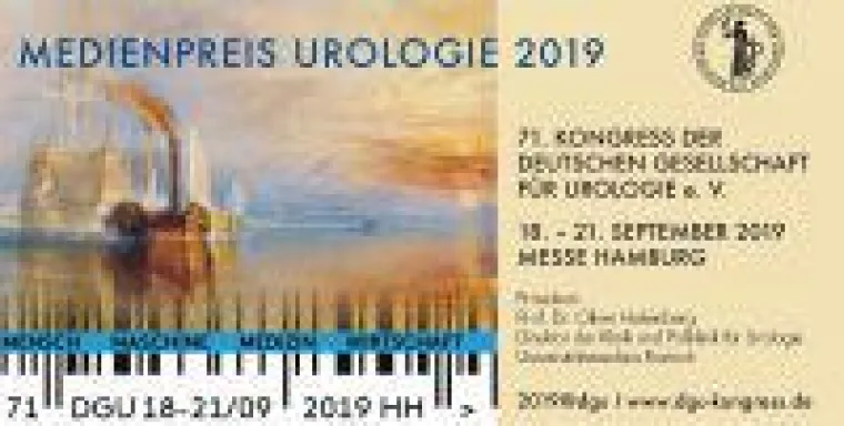 Deutsche Gesellschaft für Urologie lobt ihren Medienpreis zum sechsten Mal aus Bild: Deutsche Gesellschaft für Urologie lobt ihren Medienpreis zum sechsten Mal aus