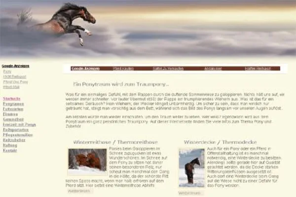 Bild: Pony & Co: neues Portal mit Flair und vielen Hintergrundinfos