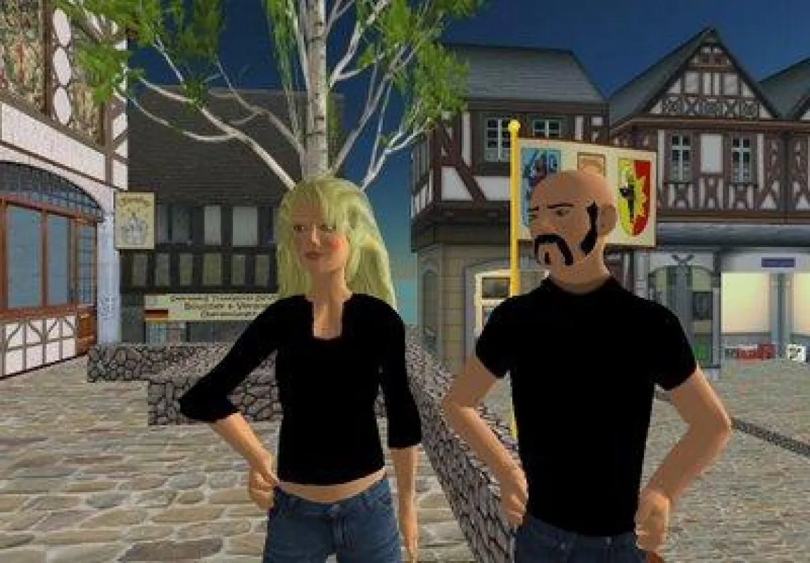 Die beiden SL-Reporter der Complecta: Sissi Carlberg und Goleo Morigi