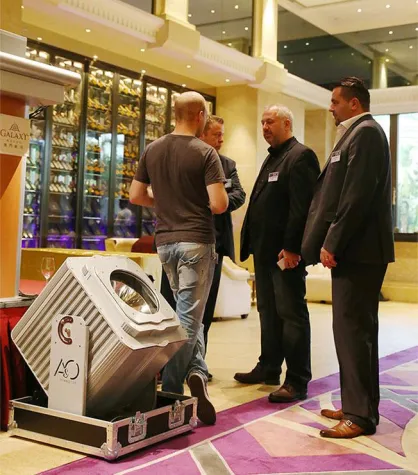 Bild: Creative Lighting Asia und A&O Technology präsentierten FALCON® Seminar im Galaxy Hotel in Macau