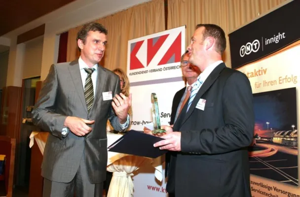 Bild: Salzburger Unternehmen gewinnt Österreichischen KVA Service Award 2010