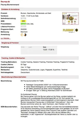 Jetzt bis zu 50 Detailinformationen zu jedem Partnerprogramm auf 100partnerprogramme.de Bild: Jetzt bis zu 50 Detailinformationen zu jedem Partnerprogramm auf 100partnerprogramme.de