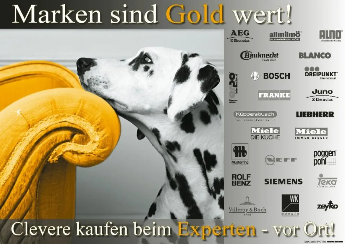 Aktions-Plakat für Möbel-Fachhändler, weitere Plakatmotive unter 'markenkampagne@markt-intern.de'