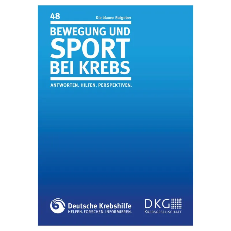 Cover Broschüre Bewegung und Sport bei Krebs