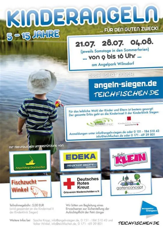 Kinderangeln Plakat