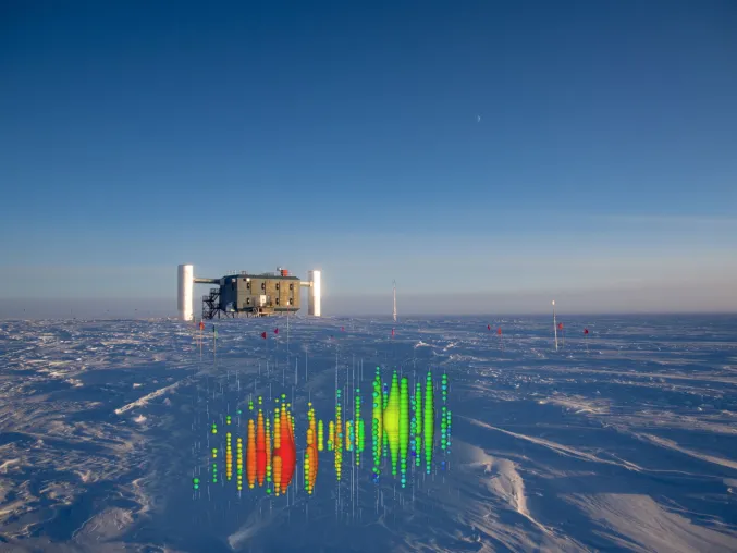 Bild: IceCube blickt tiefer ins Universum: Upgrade ermöglicht neue Neutrino-Messungen