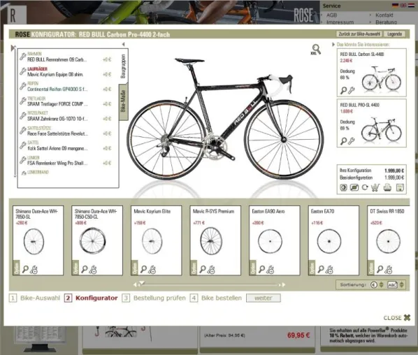 Bild: redhotmagma GmbH realisiert Internet-Produktkonfigurator für den Rose Fahrradversand
