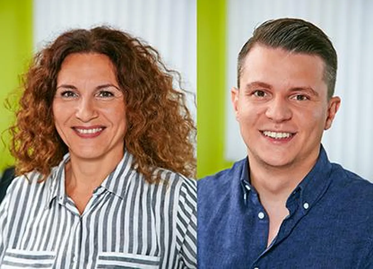 Maria Elena Otte und Razvan Pantea