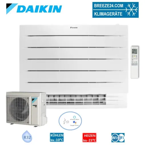 Bild: DAIKIN Klimaanlagen Set FVXM35A Truhengerät Perfera + RXM35R R32 3,4 KW für 1 Zimmer mit 35 m²