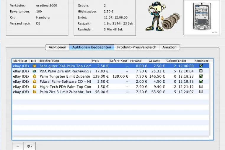 Preispiraten: Version 1.0 jetzt auch für den Macintosh erhältlich Bild: Preispiraten: Version 1.0 jetzt auch für den Macintosh erhältlich