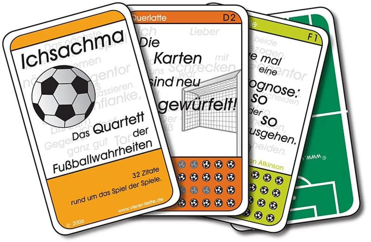 Ichsachma - das Quartett der Fußballwahrheiten