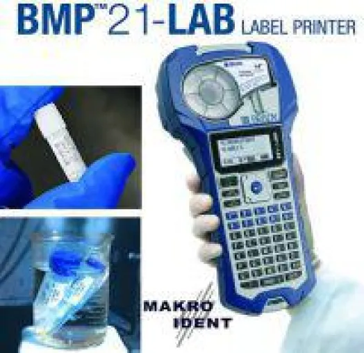 Bild: Tragbarer Labor-Etikettendrucker Brady BMP21-LAB