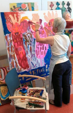 Bild: Vernissage am 15. Januar im Kulturzentrum Linse in Weingarten