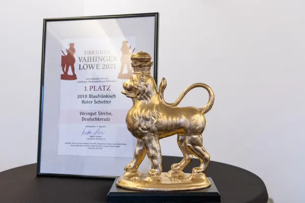 Bild: 29. „Vaihinger Löwe - Internationaler Preis für Lemberger“ 2021 geht nach Österreich