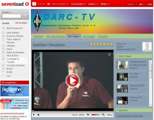 Bild: Nostalgie pur - Amateurfunker gehen bei sevenload auf Sendung