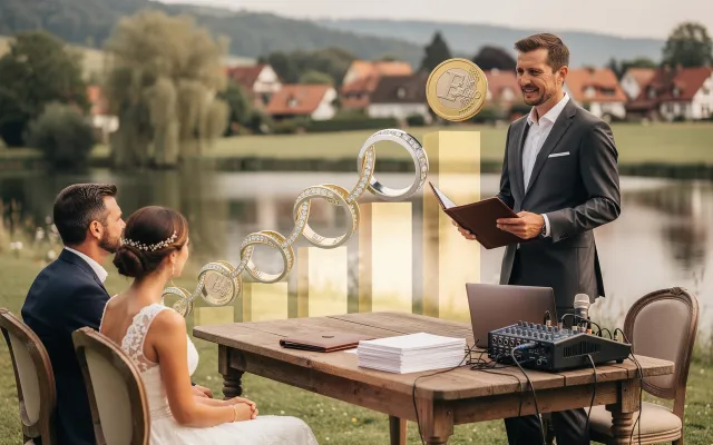 Bild: Preisentwicklung bei Traurednern: Honorare haben sich in den vergangenen Jahren deutlich verändert