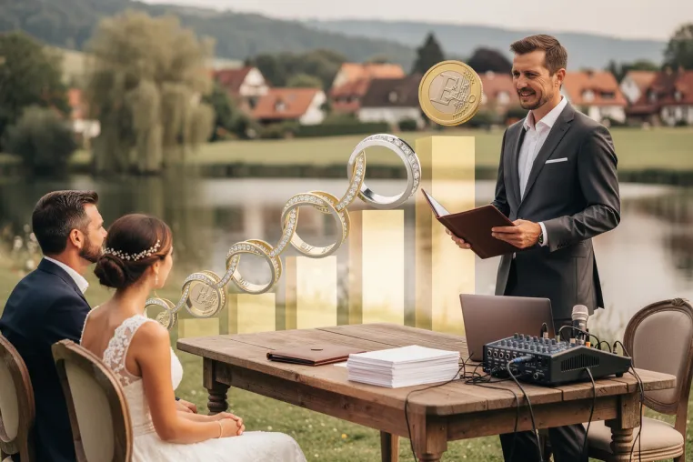 Preisentwicklung bei Traurednern: Honorare haben sich in den vergangenen Jahren deutlich verändert Bild: Preisentwicklung bei Traurednern: Honorare haben sich in den vergangenen Jahren deutlich verändert