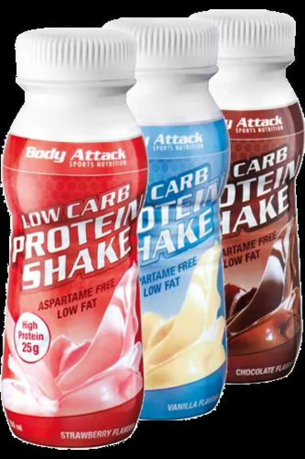 Low Carb Protein Shake von Body Attack während Diäten genießen.