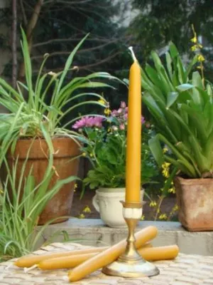Bild: Kerzen aus Bienenwachs versus Paraffin