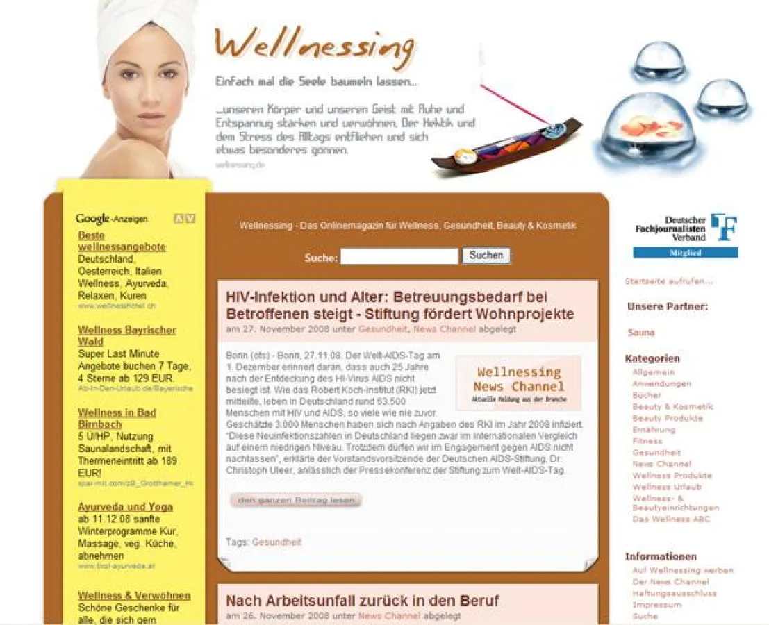 Wellnessing - Das Onlinemagazin für Wellness, Gesundheit, Beauty & Kosmetik