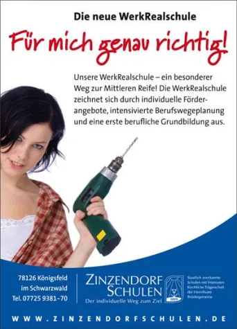 Bild: Zinzendorfschulen sichern den Schulstandort Königsfeld