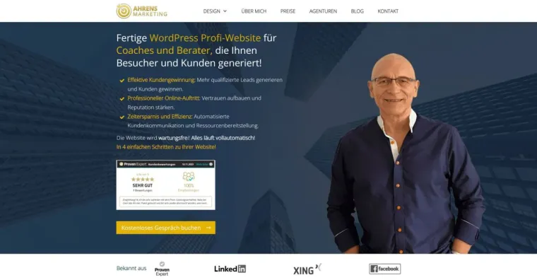 Bild: Webdesigner Hannover bietet umfassendes Webdesign-Angebot für Coaches, Berater und Experten