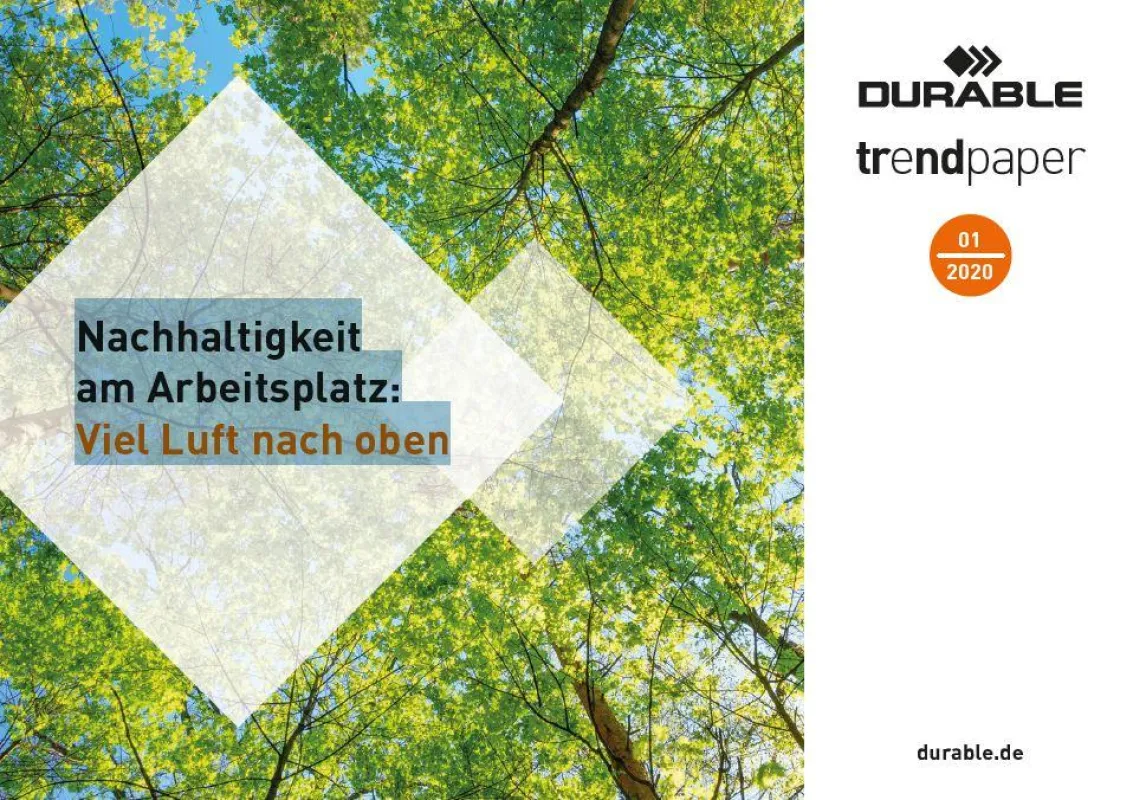 DURABLE Trendpaper Nachhaltigkeit