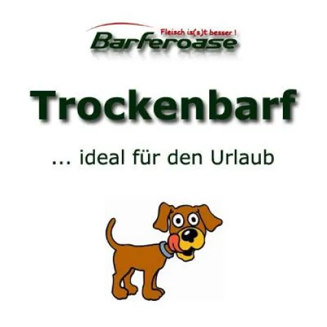 B.A.R.F goes holiday - Trockenbarf für den Urlaub Bild: B.A.R.F goes holiday - Trockenbarf für den Urlaub