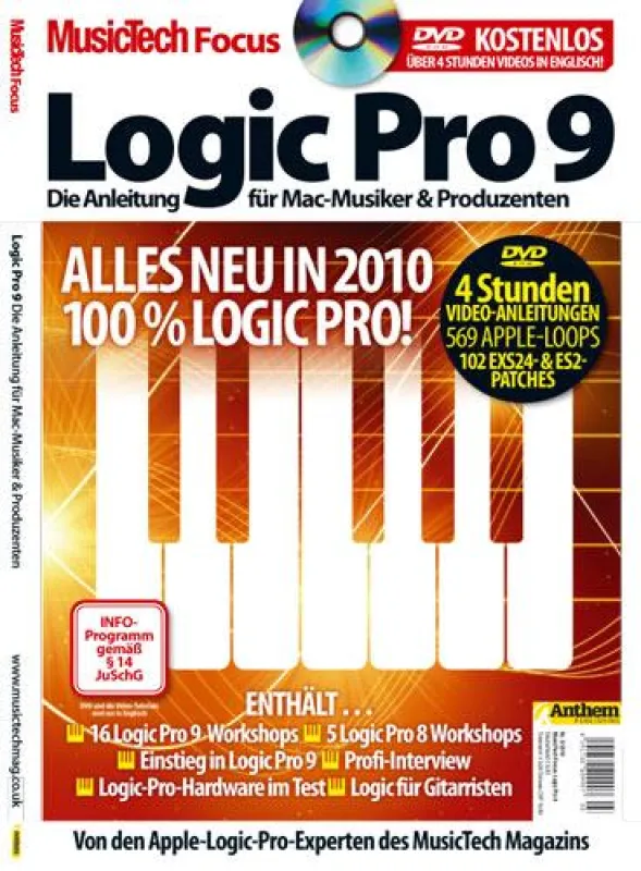 Kompaktes Wissen für Apple Logic bietet MusicTech Focus