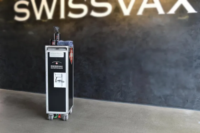 Bild: Swissvax funktionieren Trolley aus der Luftfahrt um