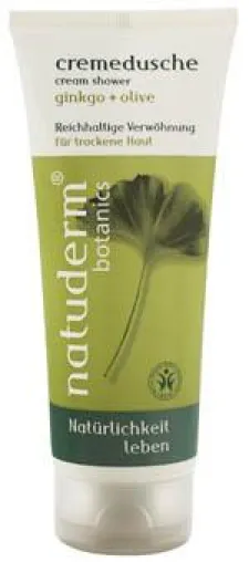 Bild: Tipp für trockene Haut - Cremedusche und Körperlotion mit Ginkgo und Olive von natuderm®botanics