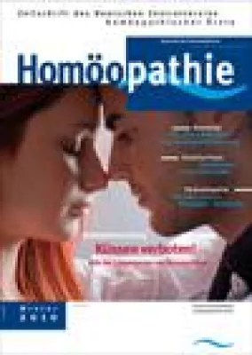 Aktuelle Ausgabe der Zeitschrift Homöopathie: Küssen verboten. Hilfe bei Lippenherpes und Mundaphthen Bild: Aktuelle Ausgabe der Zeitschrift Homöopathie: Küssen verboten. Hilfe bei Lippenherpes und Mundaphthen