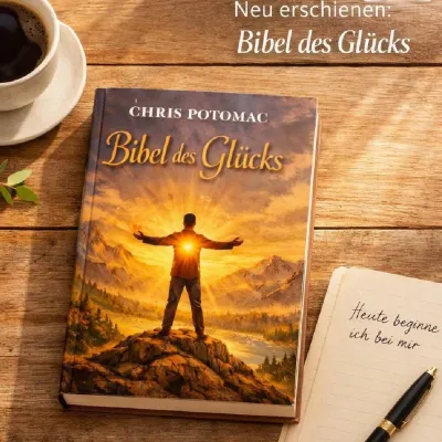 Bild: Chris Potomac veröffentlicht „Bibel des Glücks“ - wegweisender Leitfaden für innere Stärke und bewusstes Leben