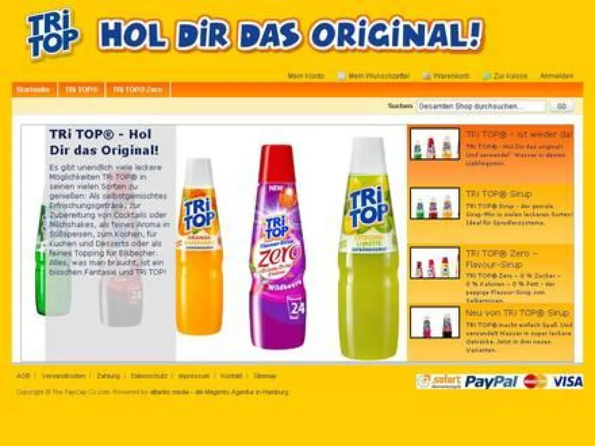 Magentoshop für TRi TOP