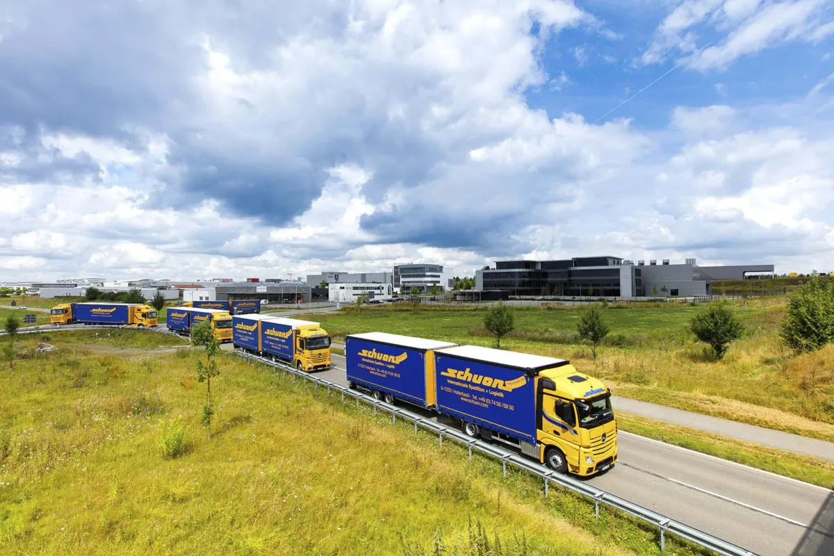 Die Alfred Schuon GmbH realisiert ihre Transporte in Deutschland CO2-neutral. (Foto: Schuon)