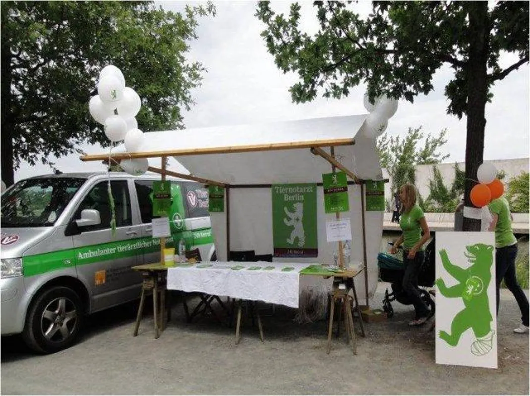 Der Stand vom Tiernotarzt Berlin