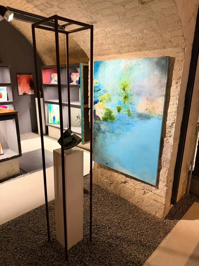 Blick in die Ebene -4 der ARTBANK im Altmünsterkeller Mainz (© ARTMEA)