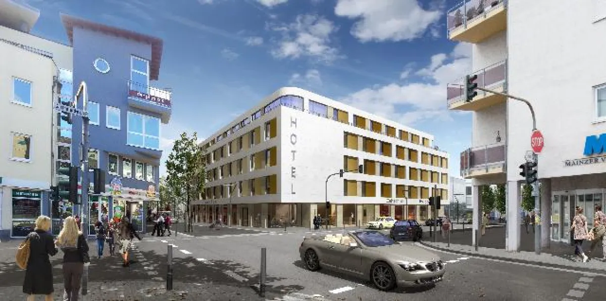 Das IBB Hotel in Ingelheim eröffnet 2016. Bildquelle: Pg Rückert-Straße GmbH & Co. KG