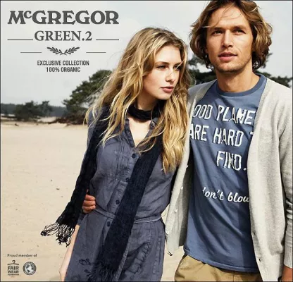 Bild: Fair Wear Öko-Mode von McGregor Fashion: Neue Green.2 Kollektion im Oxford College-Look im McGregor Shop