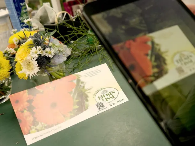 Bild: Gutscheinsystem gurado nun auch bei Blumen Risse vertreten
