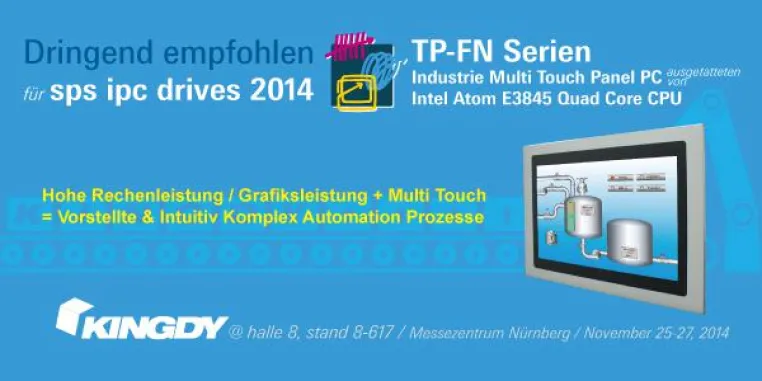 Empfohlen Kingdy TP-FN Serien auf SPS IPC Multi Touch IPC mit Intel Atom E3845 Quad Core CPU Bild: Empfohlen Kingdy TP-FN Serien auf SPS IPC Multi Touch IPC mit Intel Atom E3845 Quad Core CPU