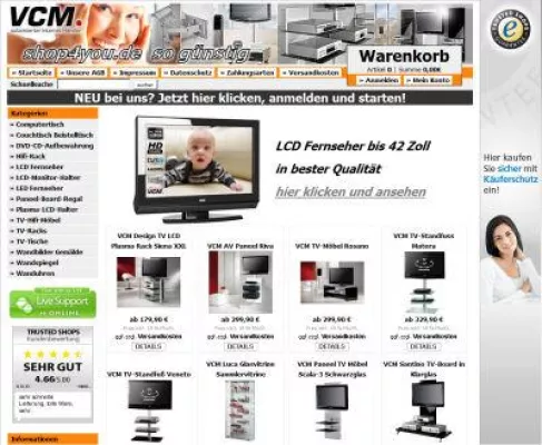 Bild: Ein professioneller TV-Standfuß für mehr Sicherheit