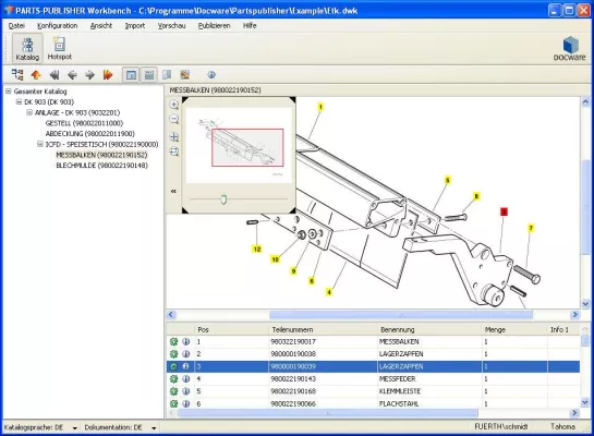 Bild: Kostenlose Testversion der Ersatzteilkatalogsoftware PARTS-PUBLISHER
