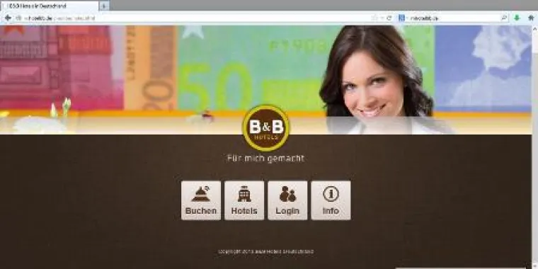Bild: Responsive Webdesign - B&B Hotels mit neuer mobiler Webseite