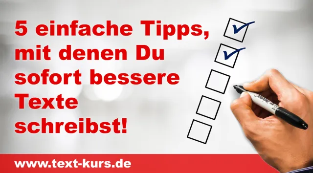 Bild: Neuer Kompakt-Kurs für Selbstständige, die bessere Texte schreiben wollen