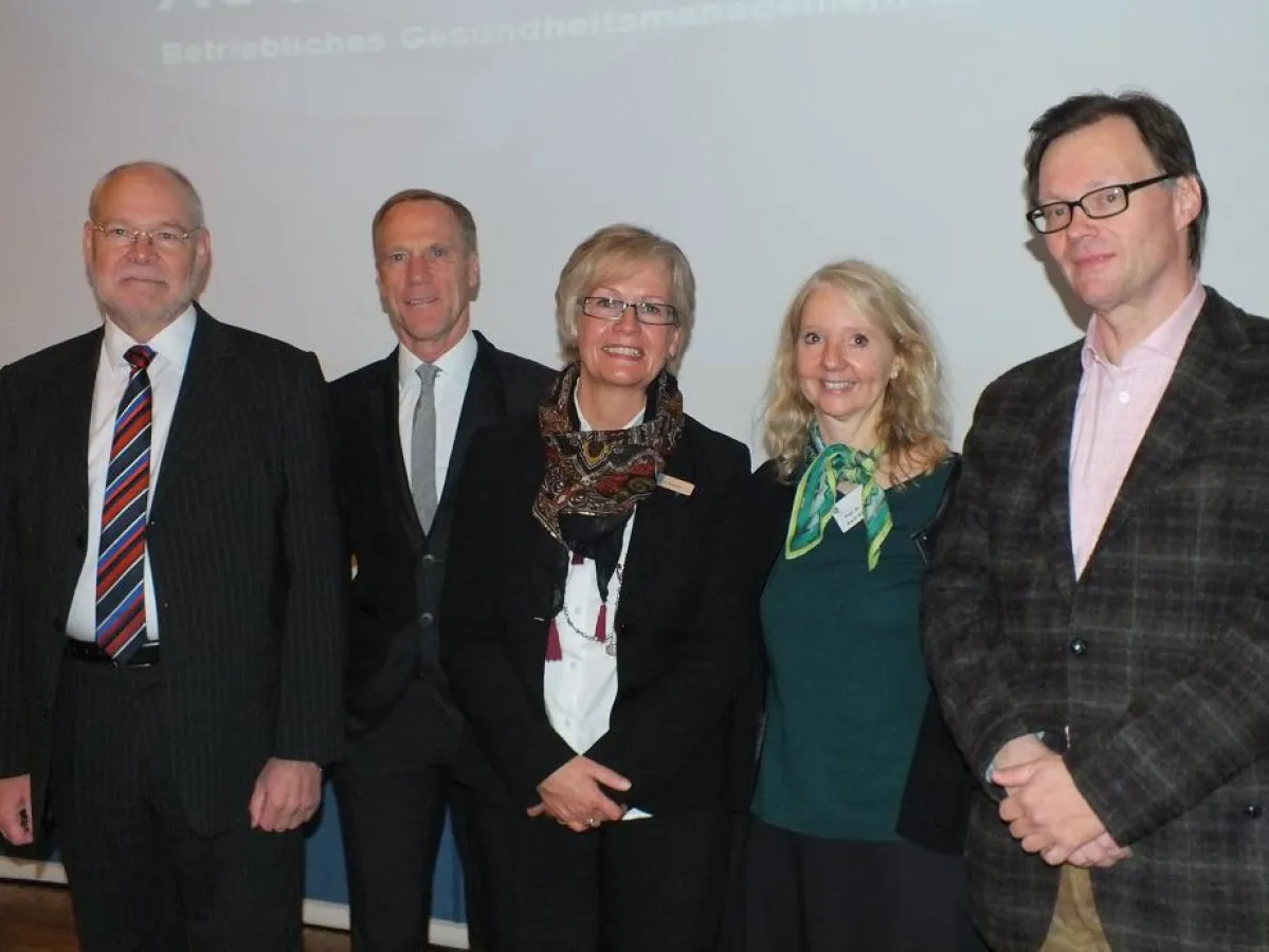 vlnr: Wolfgang Sendt, Prof. Dr. Ingo Froböse, Silvia Marienfeld (maxQ.), Prof. Dr. Karin Kersting, A