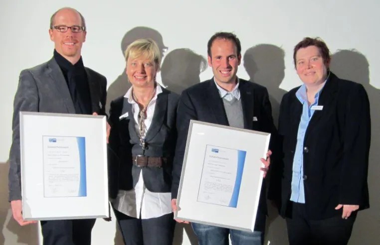 Bild: Doppelt gut: Neuenrader Werbeagentur plakart beim Südwestfalenaward 2011 ausgezeichnet