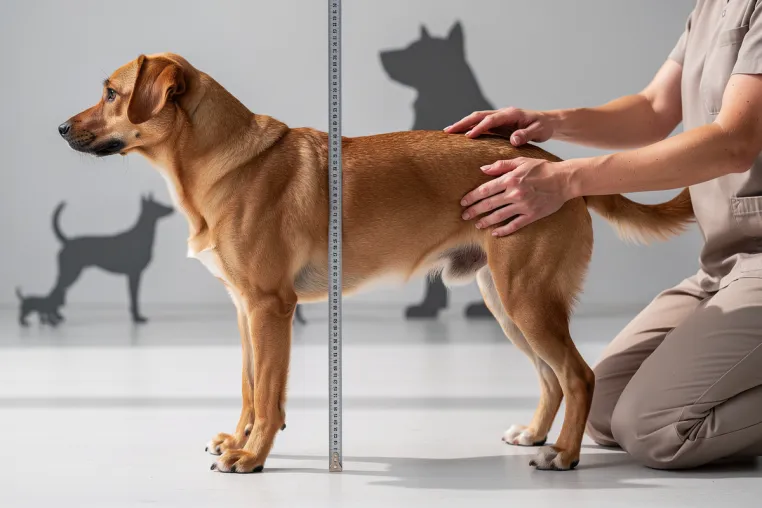 Bild: Schnell und exakt: Widerristhöhe beim Hund richtig messen